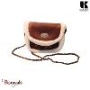 Sac bandoulière KASZER collection Wyoming Fourrure S Marron naturel clair 20401-