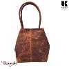 Sac épaule KASZER collection Kansas marron naturel foncé 20007-C6