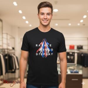 T-shirt Rafale Solo Display Silhouette Noir XL