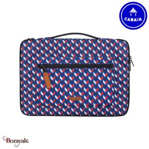 Housse ordinateur Cabaïa 15 pouces, Bankenviertel,  en Nylon 900D recyclé
