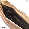 Sac épaule - cabas 35 cm en liège , série: Mappemonde, Montado naturel et Mapa C