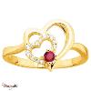 Bague Gemstar Brand, collection : Plaqué OR Femme