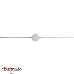 Bracelet argent 925° rhodié Borayale Collection : Croix et Symboles
