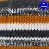 Bonnet + 3 pompons Aviation moutarde sans polaire Cabaïa 100% acrylique