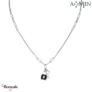 Collier Collection : Nacre, Argent Amen Bijoux CLMPLUBN