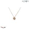 Collier Collection : Petit ange, Argent Rose Amen Bijoux CLPARB