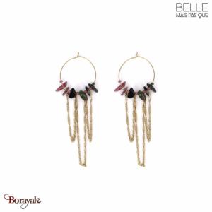Boucles d'oreilles Belle mais pas que, Naomie chaînes, multi couleurs