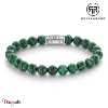 Bracelet Rebel & Rose Vert Malachite - 8mm M, Homme RR-80080-S-M