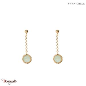 Boucles d'oreilles Atelier D'Emma Et Chloé Hora doré HORA-OR-AVE