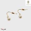 Boucles d'oreilles en acier doré Merveilles du monde