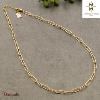 Collier en Acier doré Merveilles du monde