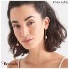 Boucles d'oreilles Ania Haie Coins argent 925° plaqué or rose14 carats E009-02R