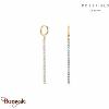 Boucles d'oreilles Rosefield Tennis Femme JETBG-J918