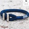 Bracelet PIG & HEN Icy Ike Bleu Marine - Bleu Cobalt  Acier Taille : L (20cm)