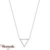 Collier argent 925° rhodié Borayale Collection : Géométrique