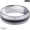 Bague Tungstène Acier Apollon homme