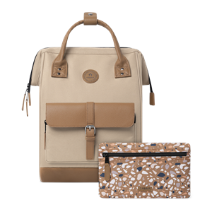 Sac à dos medium Cabaïa Adventurer Kuala Lumpur en Polyester Tressé