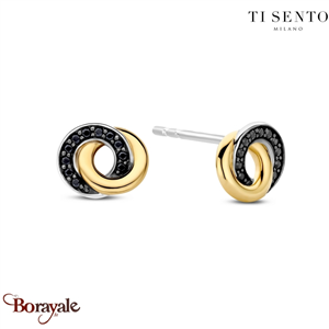 Boucles d'oreilles TI Sento Dôme femme 7784BY