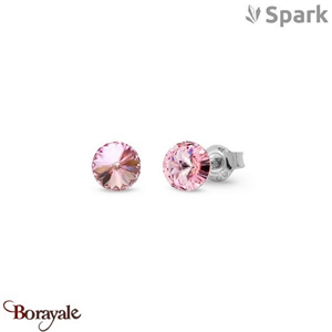 Boucles d'oreilles Spark Sweet Candy 6mm cristal autrichien sur argent A363PK