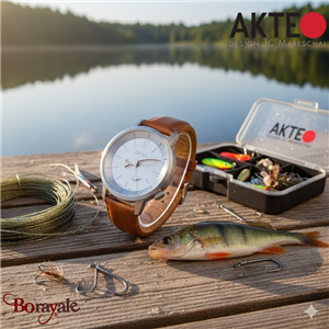 Montre AKTEO Passion Pêche 38 mm argent ronde EPa17