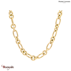 Collier Pierre Lannier Roxane acier doré sans nickel BJ09A0201