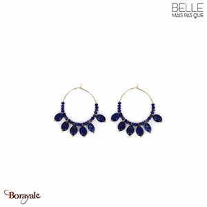 Boucles d'oreilles Belle mais pas que, Collection: Louise Lapis lazuli LOUI-BO3