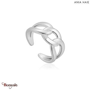 Chain réaction, Bague Argent plaqué rhodium  ANIA-HAIE R021-02H