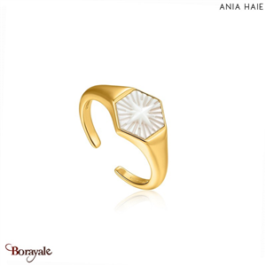 Bague Ania Haie Wild Soul plaqué or 14 carats sur argent R030-04G