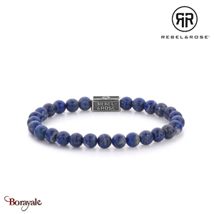 Bracelet Rebel & Rose 6 mm Lapis Lazuli