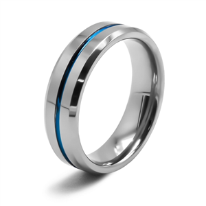 Bague W. Spencer tungstène Homme  TUN-R008-64