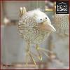Oiseau Sur Pied doré Home Edelweiss collection : Belinda 16 cm