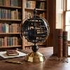 Map Monde Philéas 29 cm Design Filaire Noir & Or - Home Edelweiss JD841