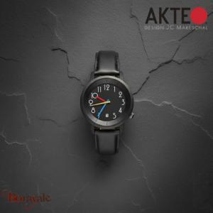 Montre AKTEO Poétique Persépolis 38 mm noire ronde IPo06