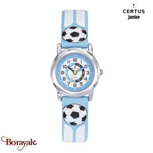 Montre Foot bleu ciel Junior - Enfant, quartz CERTUS