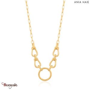 Chain réaction, Collier Argent plaqué Or 14 carats ANIA-HAIE N021-04G