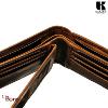 Porte cartes 2 en un KASZER collection Oregon Marron naturel 512804-MC6