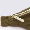 Sacoche banane CASYX, Coton Bio  Vert Olive