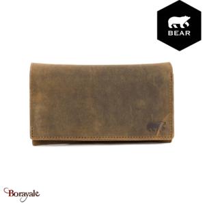 Tout en 1 Bear Design en Cuir de vachette brut