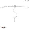 Turning Tide, Collier Argent plaqué rhodium  ANIA-HAIE N027-02H