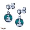 Boucles d'oreilles Malachite, Collection: Bouddha YOLA