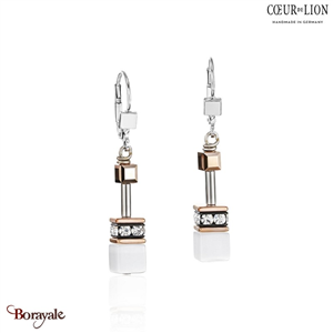Nuance: 1400, Boucles d'oreilles Géo cubes par Cœur de Lion