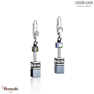 Nuance: 1412, Boucles d'oreilles Géo cubes par Cœur de Lion