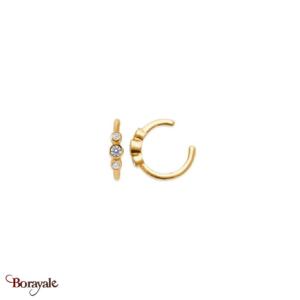 Bague d'oreille Plaqué Or fin Borayale Collection : Les étincelantes