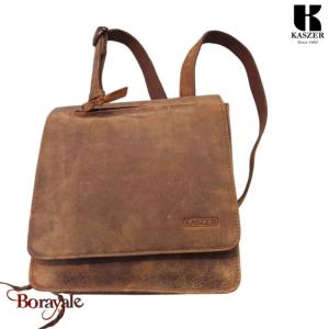 Besace Gibecière KASZER collection Kansas marron naturel foncé 20059-C6