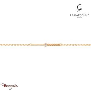 Bracelet La Garçonne Diamant Etats d'âme doré champagne 26300010