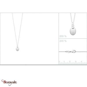 Collier argent 925° rhodié Borayale Collection : Les essentielles
