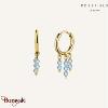 Boucles d'oreilles Rosefield Sky Blue Femme JEBHG-J816
