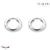 Boucles d'oreilles TI Sento créoles femme 7210SI