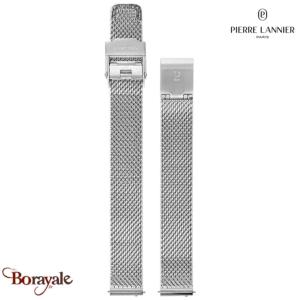 Bracelet de Montre Pierre Lannier Acier milanais argenté 12 mm