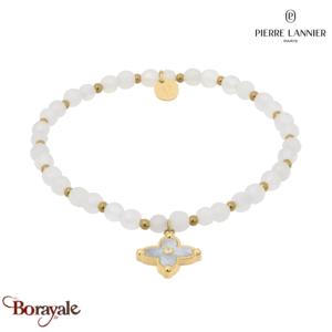 Bracelet RUBYA Pierre Lannier BJ23A1211 acier poli de couleur or
